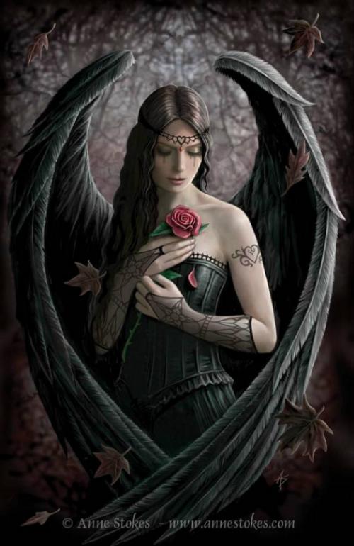 gothic angel wallpaper. Gothic-angels can be made to