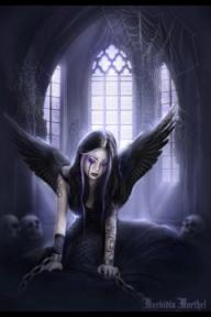 gothic angel art