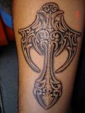 Gothic cross  tattoo