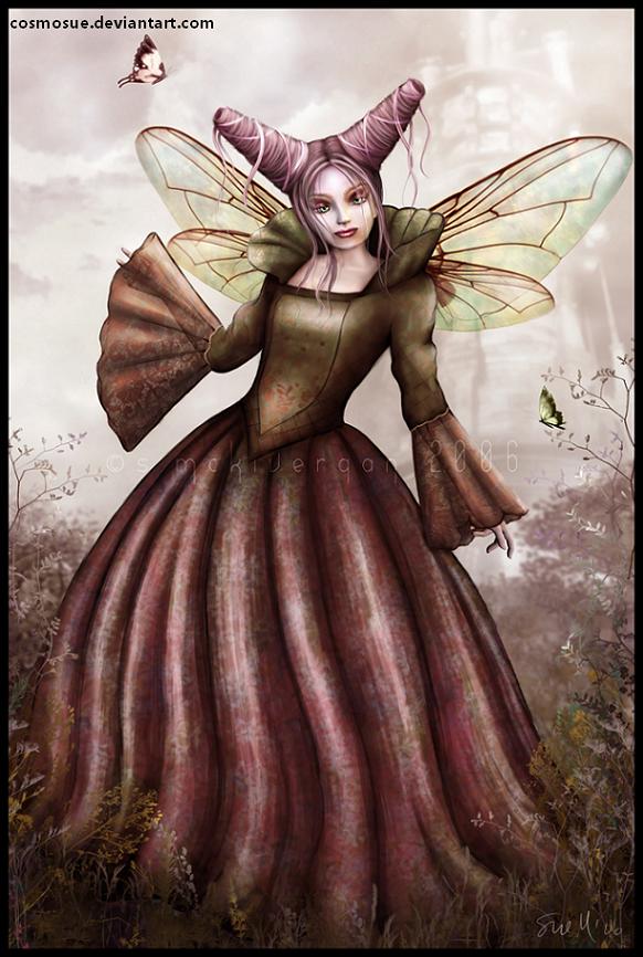 Gothic-fairy in red